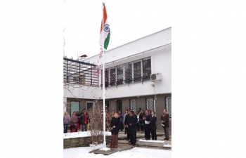 Embassy of India, Sofia celebrated the 70th Republic Day of India with great enthusiasm.