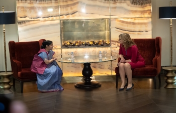 Hon'ble External Affairs Minister Smt Sushma Swaraj paid a landmark visit to Bulgaria on 16-17 February 2019