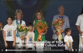 A short video to give a flavor of the celebrations of International Day of Yoga  at the prestigious National Palace of Culture in Sofia