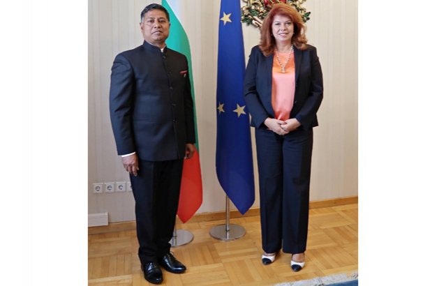 Ambassador Sanjay Rana called on Hon’ble Vice-President of the Republic of Bulgaria, H.E. Ms. Iliana Iotova on 28 September 2021.