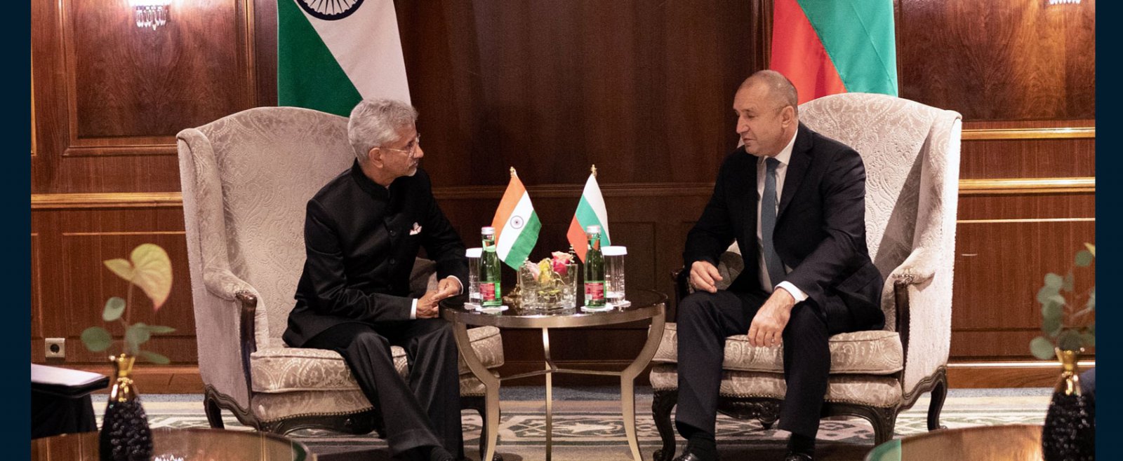 External Affairs Minister Dr. S. Jaishankar met H.E. Mr. Rumen Radev, President of the Republic of Bulgaria in Vienna