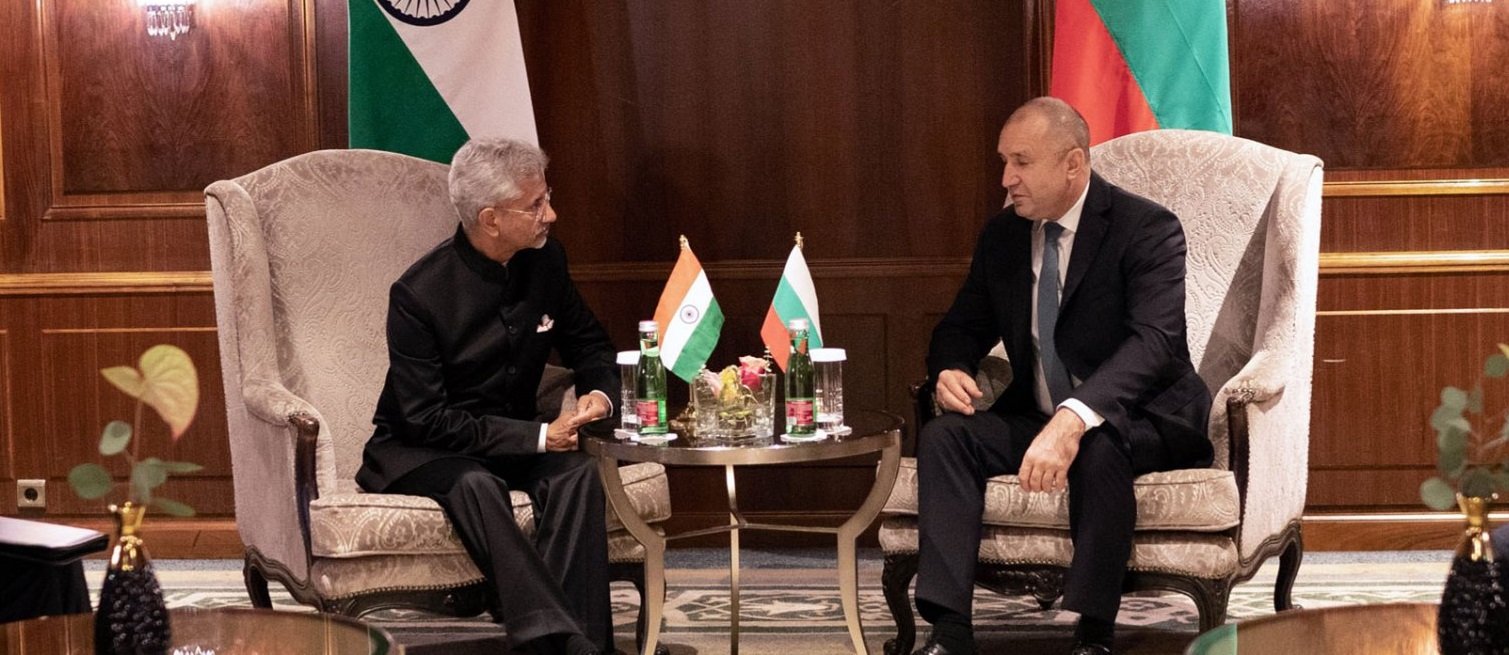 External Affairs Minister Dr. S. Jaishankar met H.E. Mr. Rumen Radev, President of the Republic of Bulgaria in Vienna