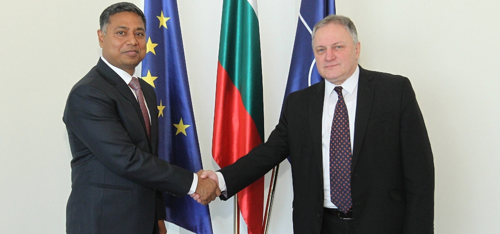 Ambassador Sanjay Rana meeting with Deputy Foreign Minister Mr. Milen Lyutskanov 