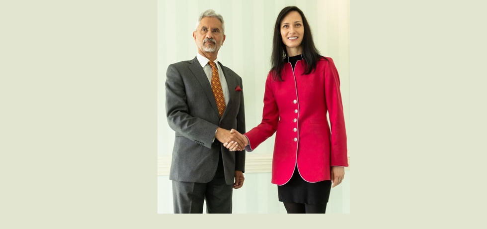 External Affair Minister Dr. S Jaishankar met H.E. Ms Mariya Gabriel, Deputy Prime Minister and Foreign Minister of Bulgaria in Munich.